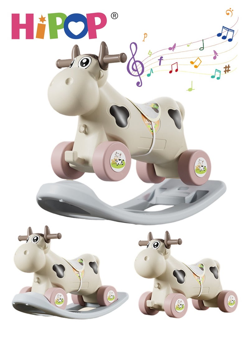 HIPOP - 2 in 1 Children's Rocking Horse,Kid's Ride on Toys,children's Balance Bike Toys - Image 1
