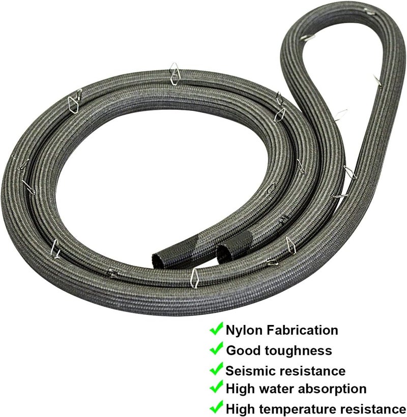 FBULWSEC WB04T10086 WB04T10001 Range Oven Door Gasket for GE Kenmore, Electric Range Oven Door Gasket Replace AP5789989 PS8753695 3024960 - Image 4