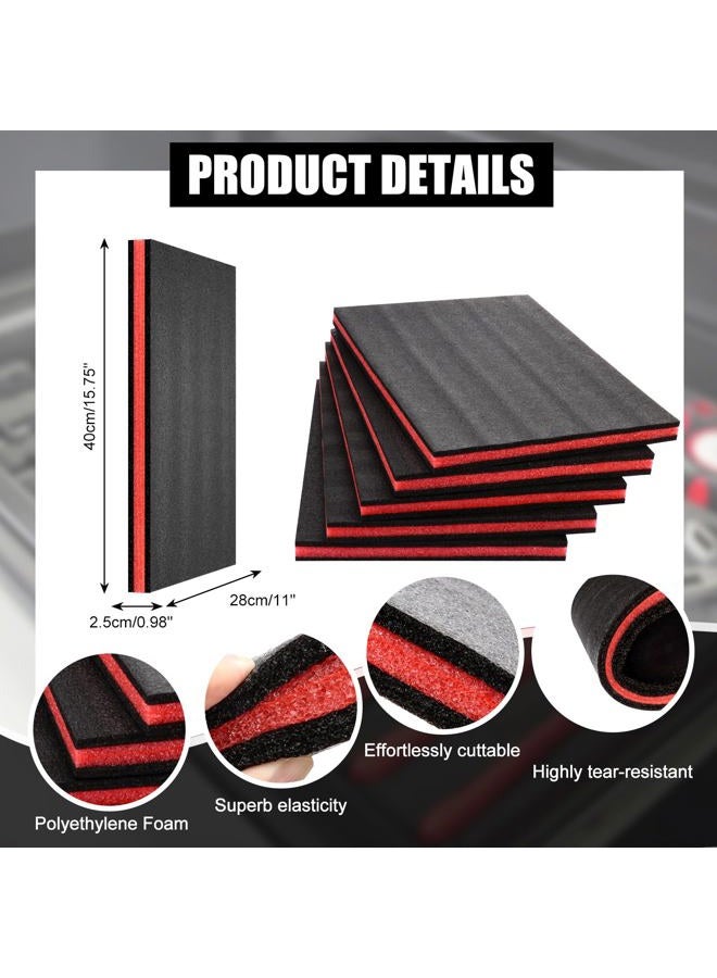 Draupnir Tool Box Organizer, 5 PCS - 15.75''x11"x0.98" Tool Box Foam Insert, Box Organizer for Toolbox, Cabinet Chest Drawer Storage Craft - Image 2