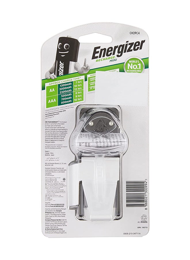 Energizer Mini charger + 2AA (2000 mAh) Multicolour - Image 2
