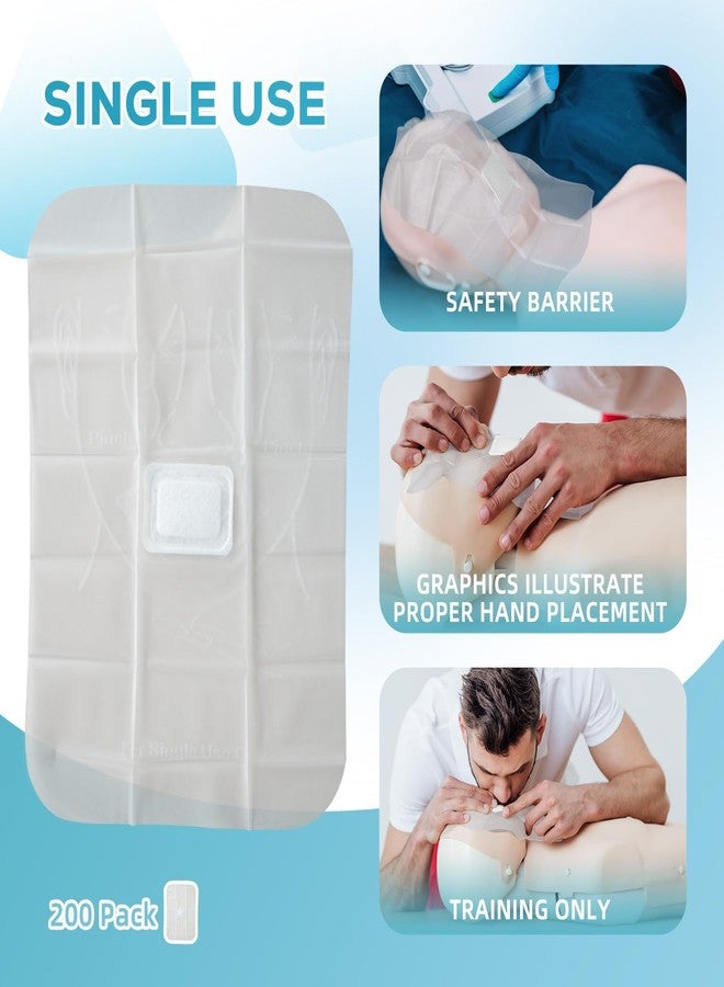 FIMXSD 200 Pack CPR Training Shields -Individually Wrapped Protectors for Manikin Safety - Image 4