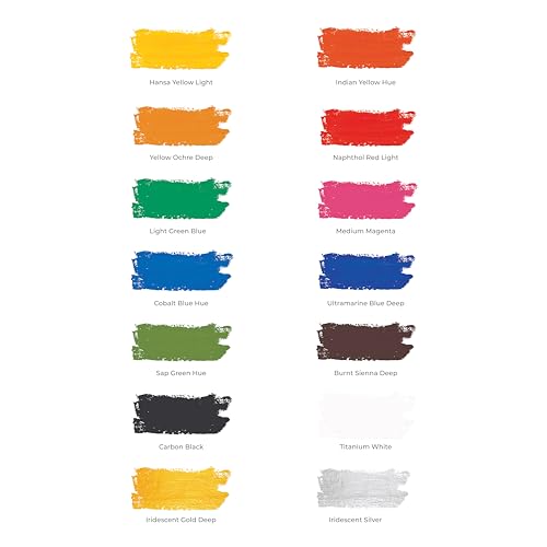 camel Artist HD Acrylics 14 shades x 20 ml - Image 3