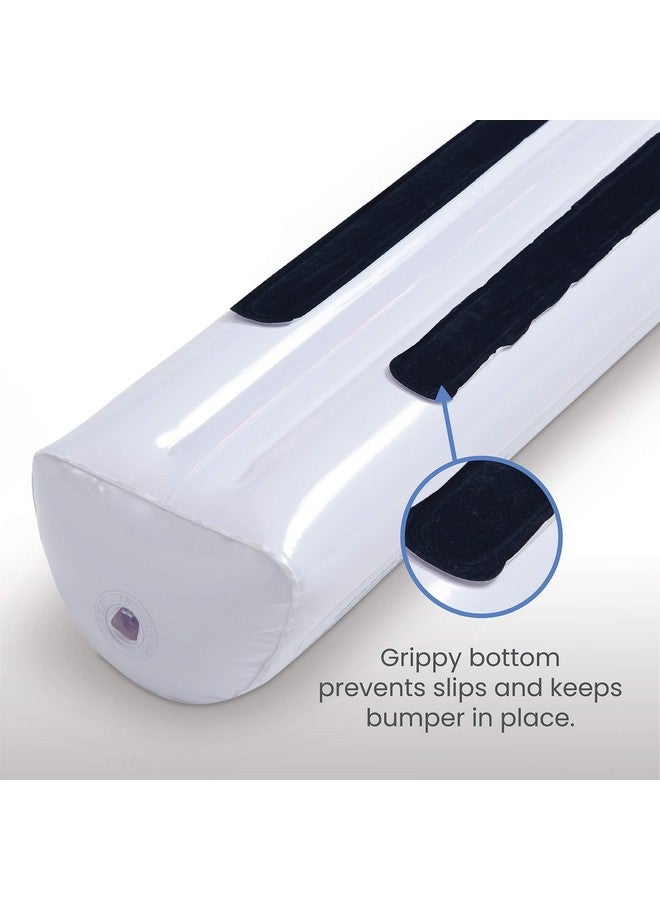 Delta Children Inflatable Bed Rails for Toddlers & Kids with Foot Pump (2 Pack) - Leak-Proof Portable Guardrails Great for Travel or at Home, White - Image 3