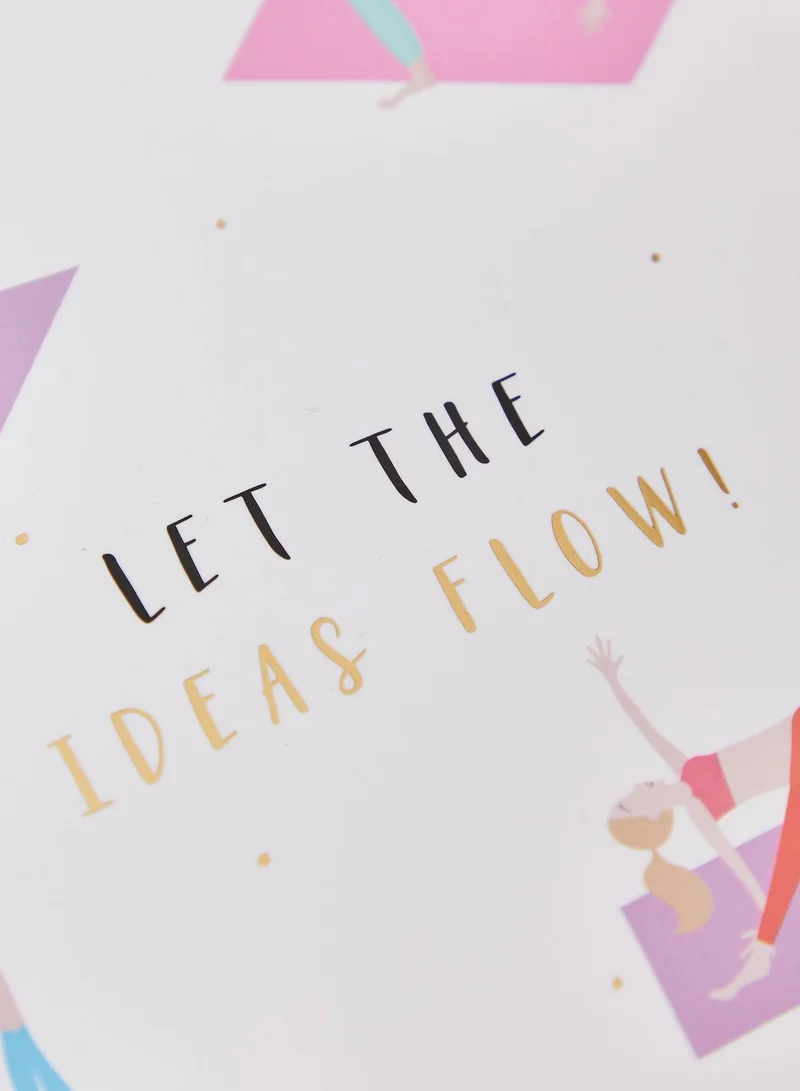Belly Button Let The Ideas Flow A5 Notebook