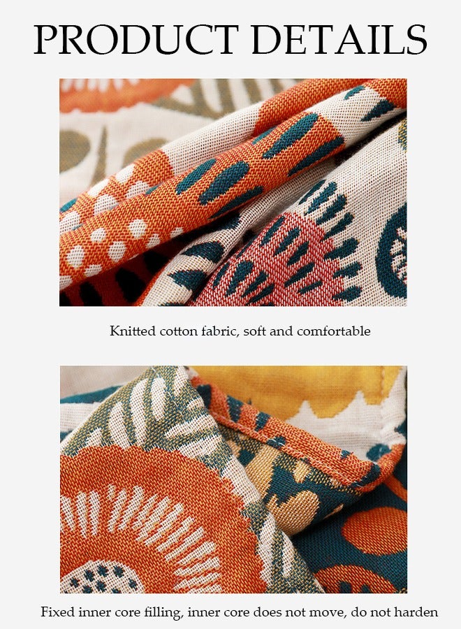 Bath Towel Oversized Adult Cotton Bath Towel Bohemian-inspired Style, 4-Layered Softness, Minimal Shedding, Quick Absorption & Fast Drying, Wrapping Capability, Double Sided Pattern 80*160cm  - Image 3
