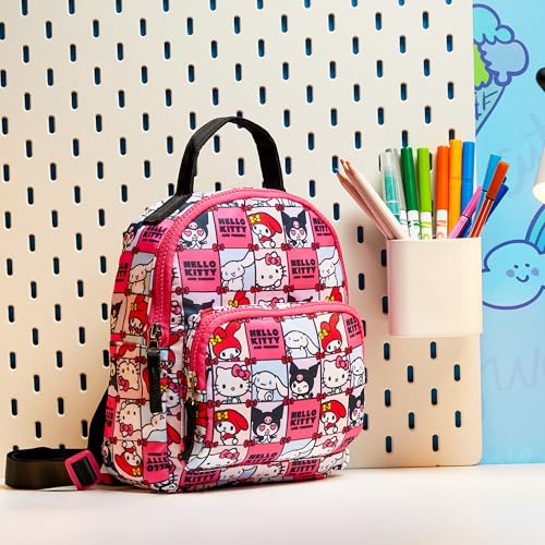 Get Trend Hello Kitty Mini Backpack for Kids Girls 9x7” Travel Bag Kawaii Bag for Daycare Trips Vacation Fashion Gifts for Girls (Pink Hello Kitty) - Image 5