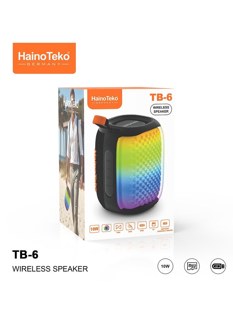Haino Teko - TB-6 Wireless Portable Bluetooth Speaker with 2 Wireless Mics - Image 1