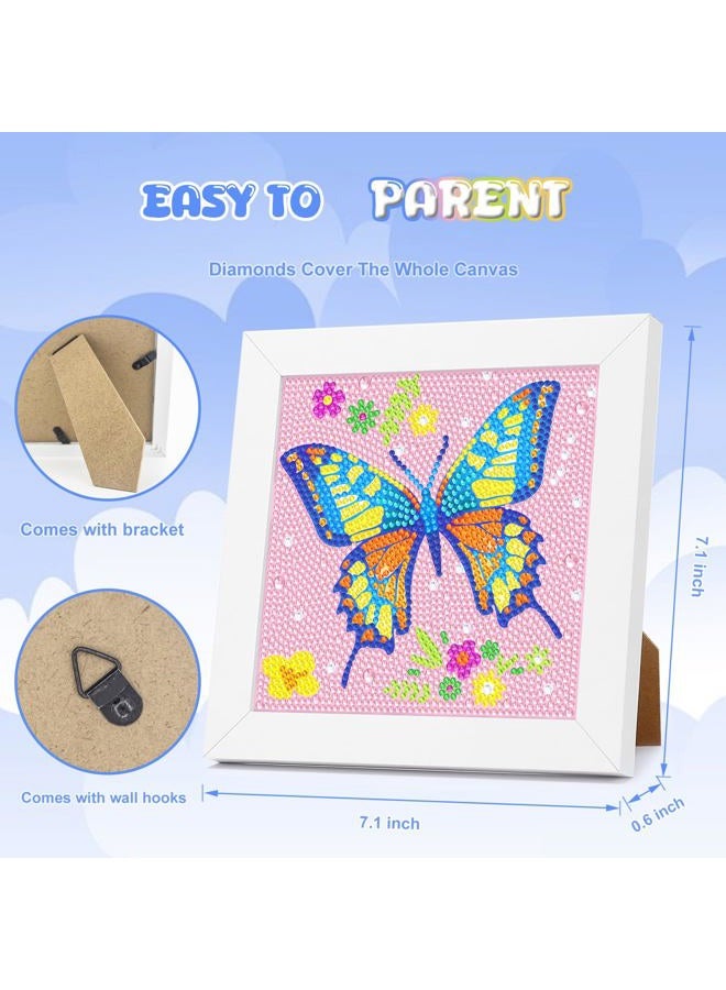 Nardoll Crafts for Girls 8-12 - Diamond Art Kits with Wooden Frame - Diamond Art Kits for Kids - Arts and Crafts for Kids Ages 4-6 8-10 - GEM Art Supplies Dots for Adult Beginners Home Wall Decor Gifts - Image 4