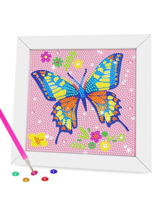 Nardoll Crafts for Girls 8-12 - Diamond Art Kits with Wooden Frame - Diamond Art Kits for Kids - Arts and Crafts for Kids Ages 4-6 8-10 - GEM Art Supplies Dots for Adult Beginners Home Wall Decor Gifts - Image 1