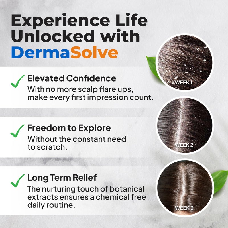 Dermasolve Psoriasis & Dandruff Oil, Dermatologist Approved for Flaky Scalp Relief - Image 5