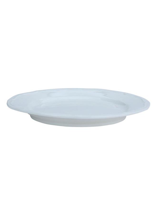Alsaif Porcelain Serving Plate 7.5 Cm Flat Round White  - Image 2