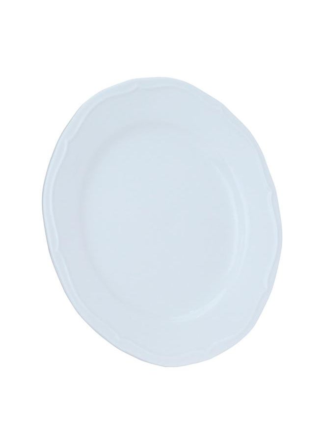 Alsaif Porcelain Serving Plate 7.5 Cm Flat Round White  - Image 4