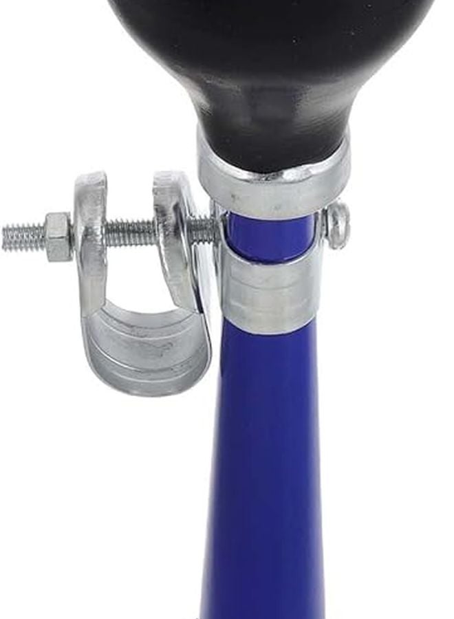 Universal Bicycle Air Horn Blue Loud Safety Handlebar Mount for Mountain Bike Adult Cycling - Image 1