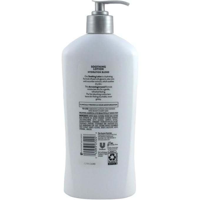 Suave Skin Lotion 18 Ounce Pump Soothing Aloe (532ml) (2 Pack) - Image 3