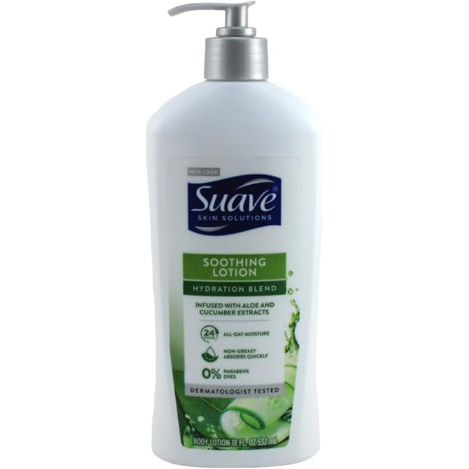 Suave Skin Lotion 18 Ounce Pump Soothing Aloe (532ml) (2 Pack) - Image 2