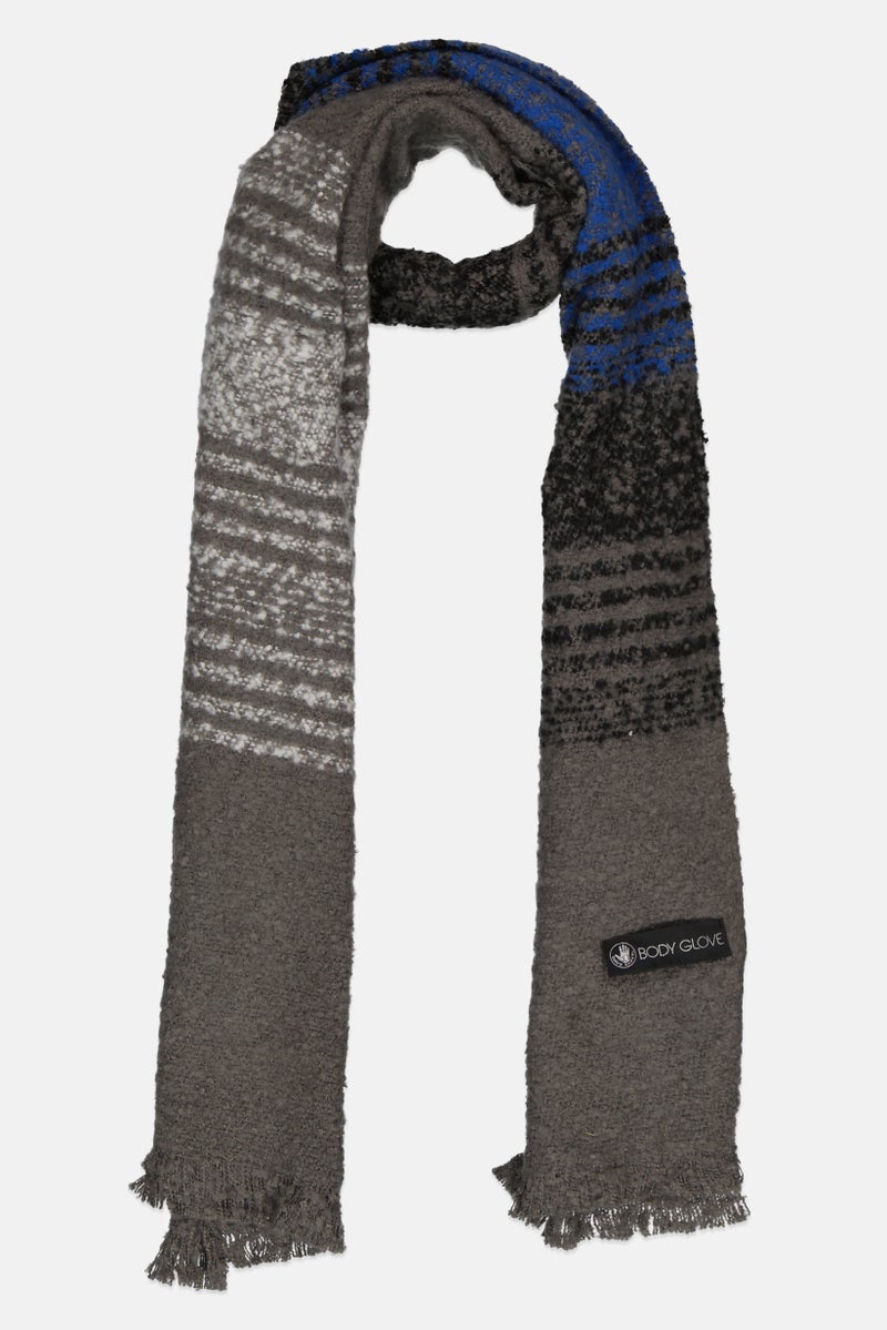 Body Glove Women Textured Scarves 198 L x 34 H cm, Grey  - Image 1