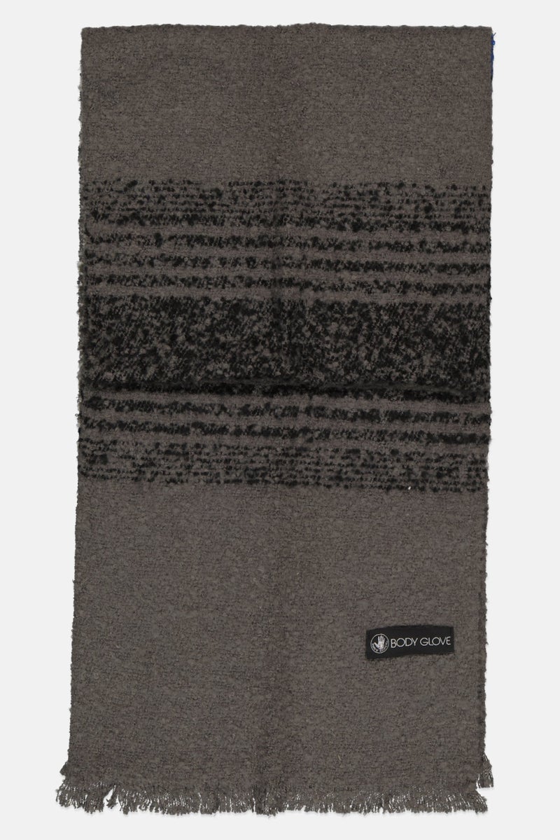 Body Glove Women Textured Scarves 198 L x 34 H cm, Grey  - Image 2
