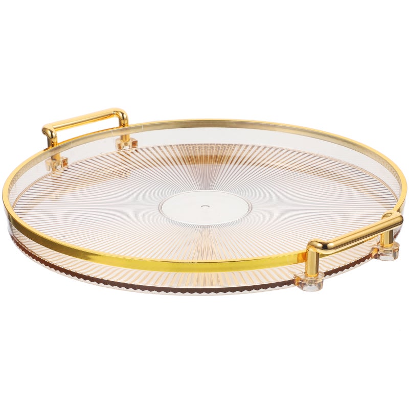 Table Storage Tray with Handle Food Serving Tray with Handle Fruit Plate Home Supplies - Image 4