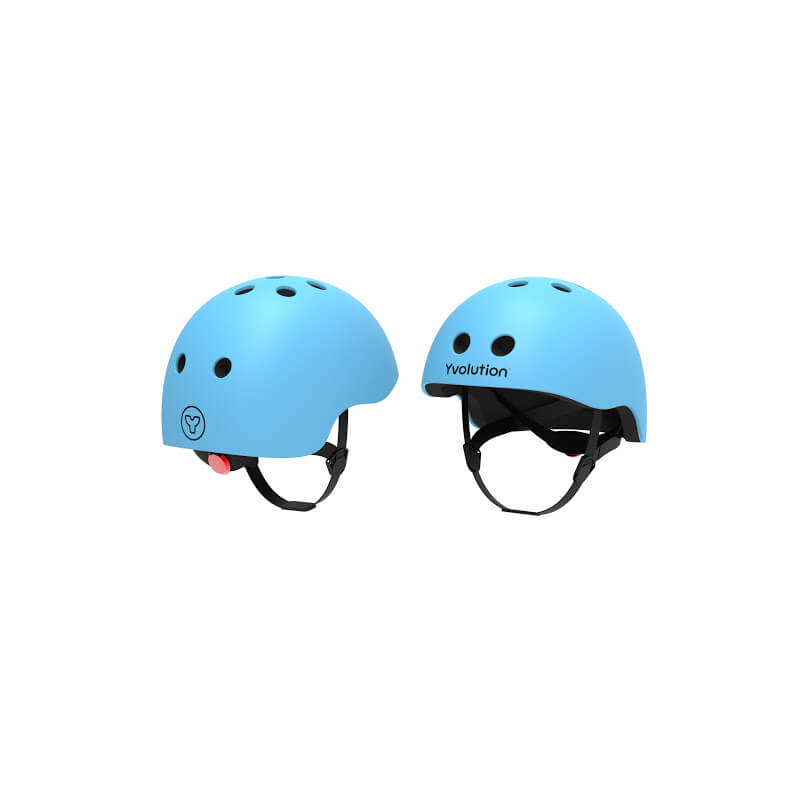 Yvolution Kids Helmet (Small, Blue)