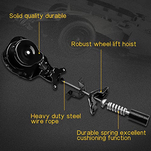 Fexhull LR064520 Spare Tire Hoist Assembly Winch Carrier Lifter Fit for Land Rover LR4 2010-2013 | Fit for LR3 2005-2009 | Fit for Range Rover Sport 2006-2013 Replaces# LR010453,LR024145,LR039486 - Image 2