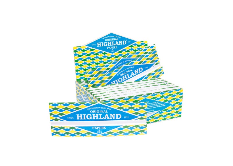 Highland Rolling Paper and Tips  Double Decadence  24 Booklets