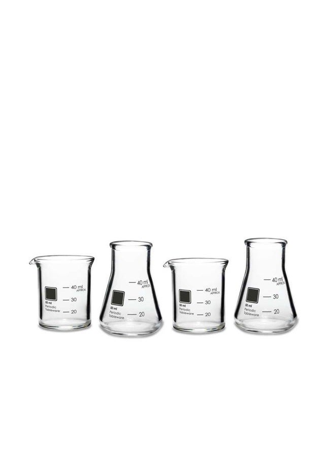 Periodic Tableware Laboratory Beaker Shot Glasses - Image 1