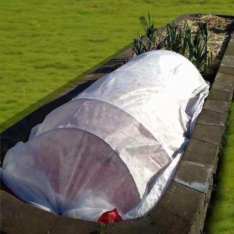Agfabric Plant Covers Freeze Protection Frost Blankets for Plants 10'x50' 1.2oz Floating Row Cover Garden Plant Cover Freeze Cloths for Plants Winter Frost Freezing Protection,White - Image 5