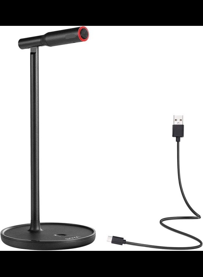 USB Microphone,Noise-Cancelling Condenser Computer Microphone Plug&Play for Live Streaming, Podcasting, Vocal Recording,Video Conference Compatible with Windows/Mac