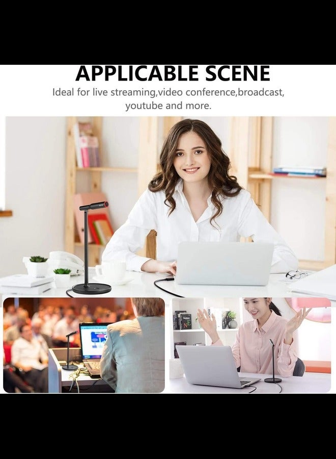 USB Microphone,Noise-Cancelling Condenser Computer Microphone Plug&Play for Live Streaming, Podcasting, Vocal Recording,Video Conference Compatible with Windows/Mac