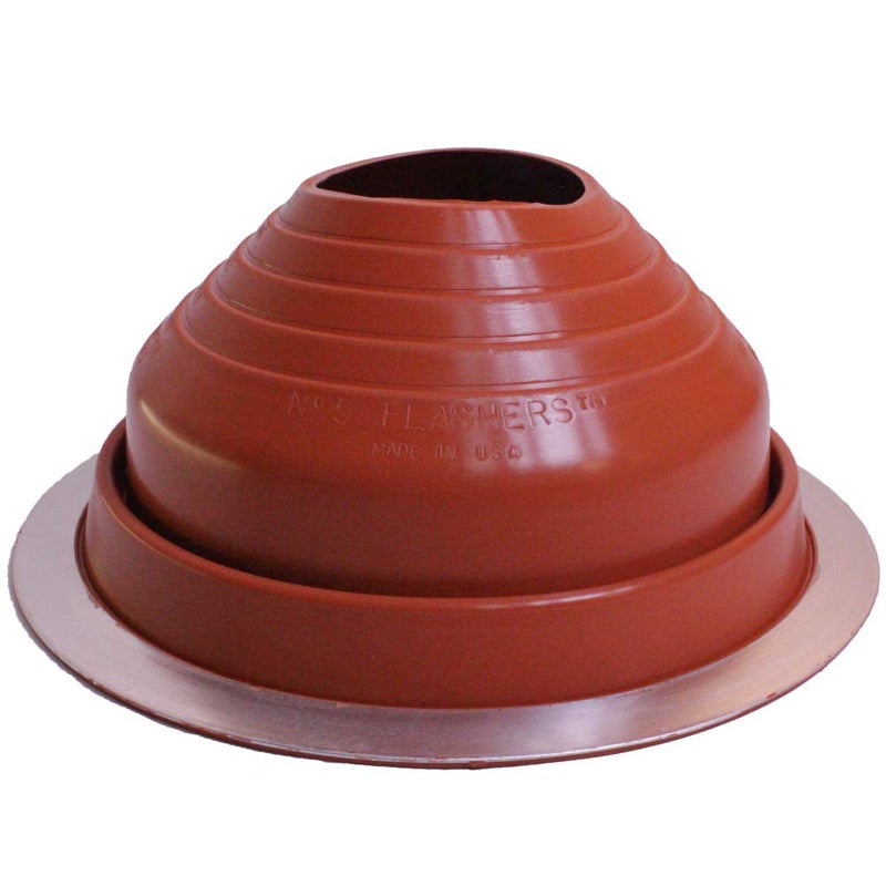 Flashers 5 Silicone High Temp Flexible Roof Jack Pipe Boot Metal Roofing Pipe Flashing Pipe OD 414 to 712 100 Made in The USA
