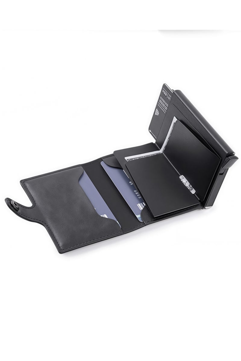 RFID Apple Tracker Protective Case Airtag Locator Card Holder Credit Card Holder Wallet - Image 2