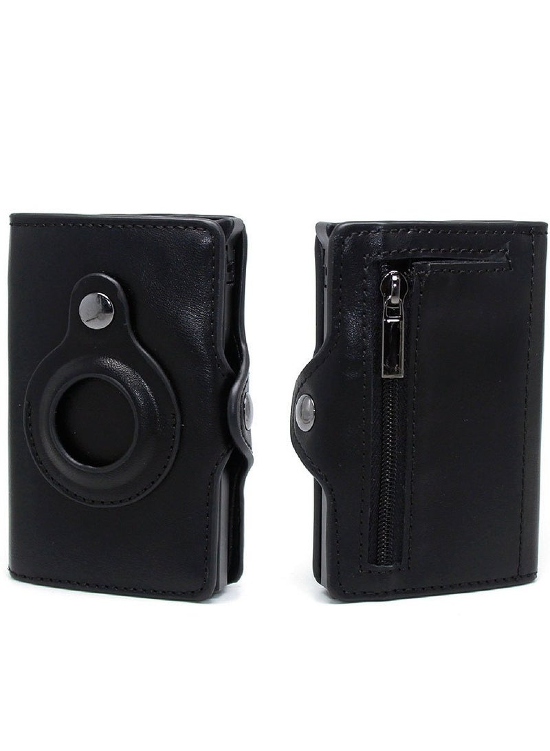 RFID Apple Tracker Protective Case Airtag Locator Card Holder Credit Card Holder Wallet - Image 1