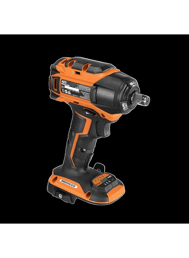 أيج مفتاح ربط مدمج بقوة 18 فولت، برتقالي وأسود، بطارية غير متضمنة - Image 3