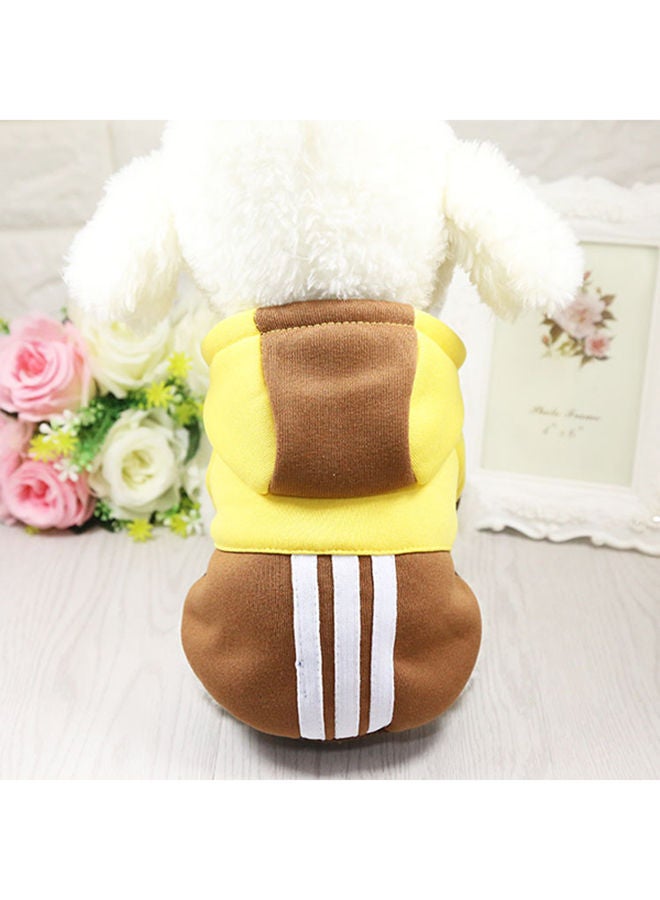 NIBEMINENT Winter Coat For Pet Dog Yellow/Brown XS