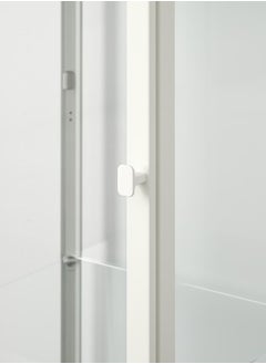 Generic Modern Version Storage Cabinet - Display Cabinet - Glass Door Cabinet - Shelving Unit White 35x32x151 cm  - Image 5
