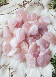 LET'SCRUB Rose Quartz Stone 1 Piece Raw Crystal Love Stone 30 gr  - Image 5