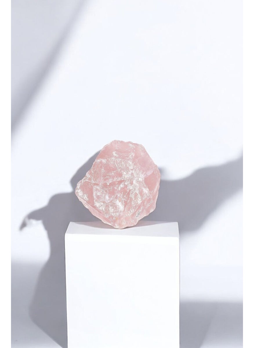 LET'SCRUB - Rose Quartz Stone 1 Piece Raw Crystal Love Stone 30 gr - Image 1