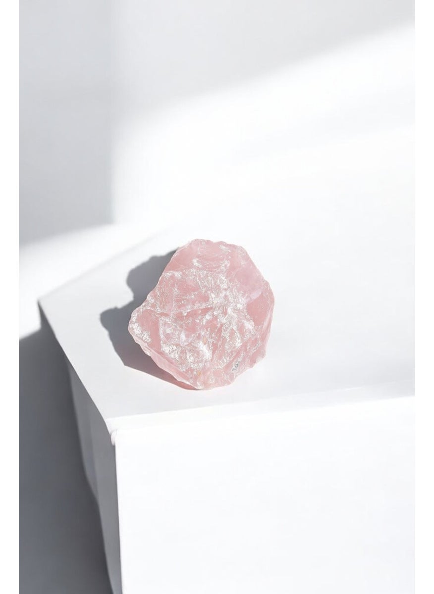 LET'SCRUB - Rose Quartz Stone 1 Piece Raw Crystal Love Stone 30 gr - Image 1