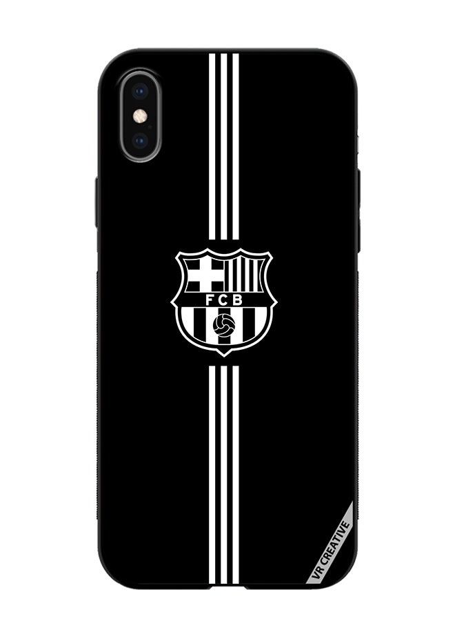 VR CREATIVE Protective Case Cover For Apple iPhone X/XS Fcb Design Multicolour - Image 1