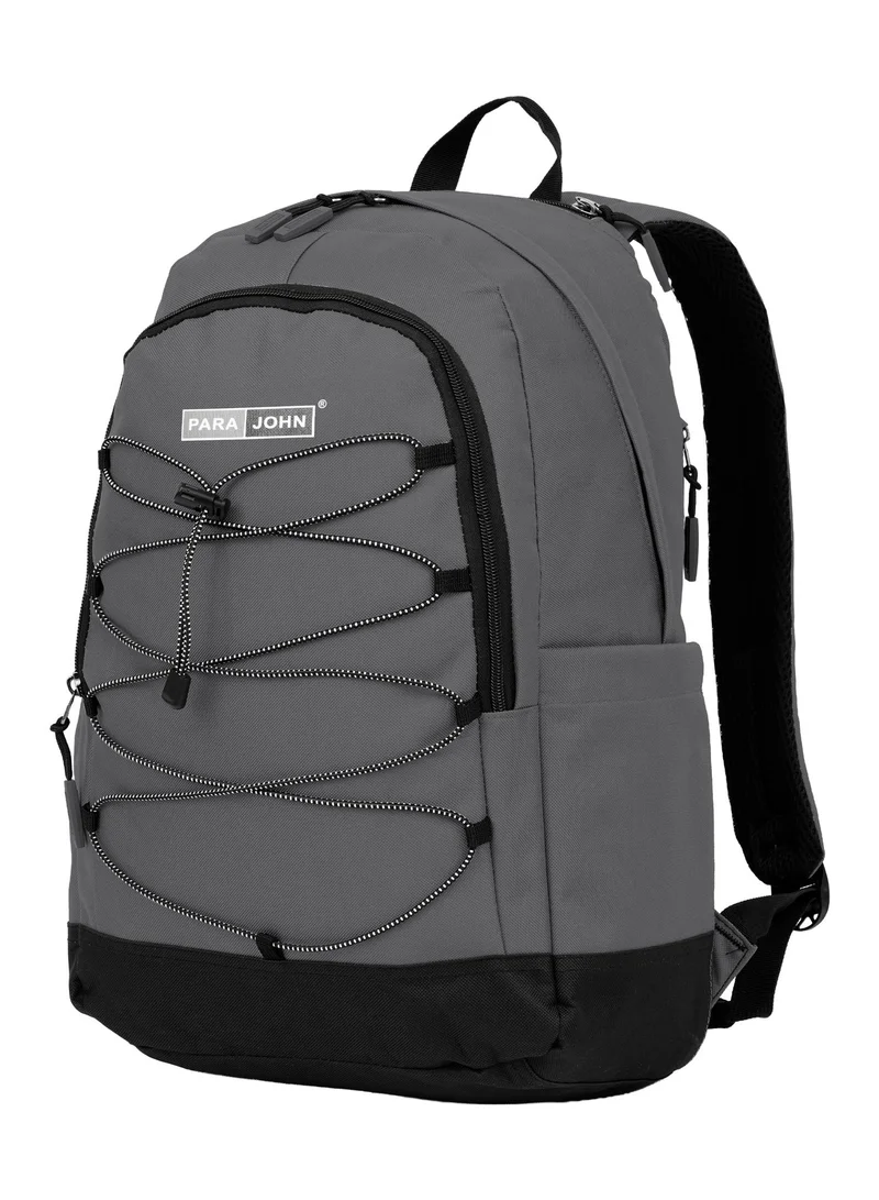 بارا جون Parajohn 19 Inch School Backpack for Boys & Girls – Lightweight Water-Resistant School Bag with Spacious Compartments, Side Pockets & Comfortable Shoulder Straps-Grey