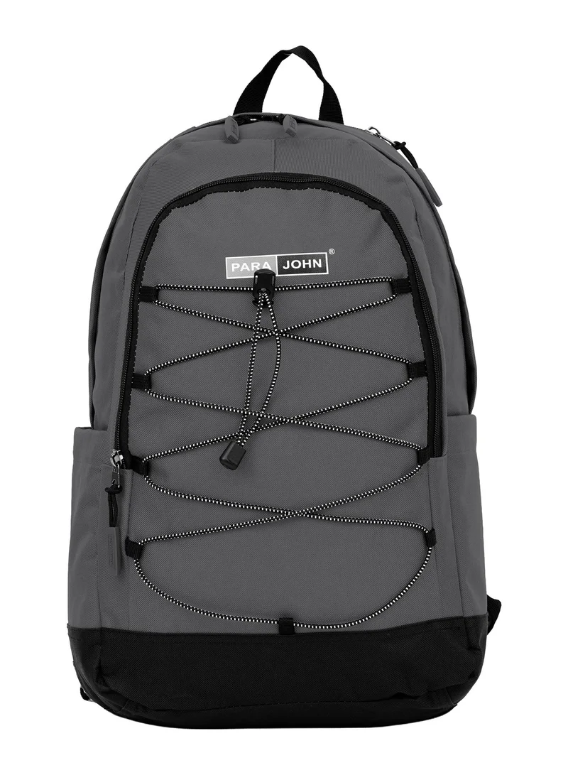 بارا جون Parajohn 19 Inch School Backpack for Boys & Girls – Lightweight Water-Resistant School Bag with Spacious Compartments, Side Pockets & Comfortable Shoulder Straps-Grey