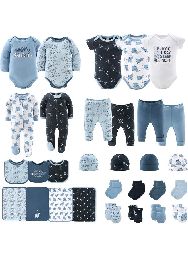 The Peanut Shell The Peanutshell Newborn Clothes & Accessories Set | 30 Piece Layette Gift Set - Image 1