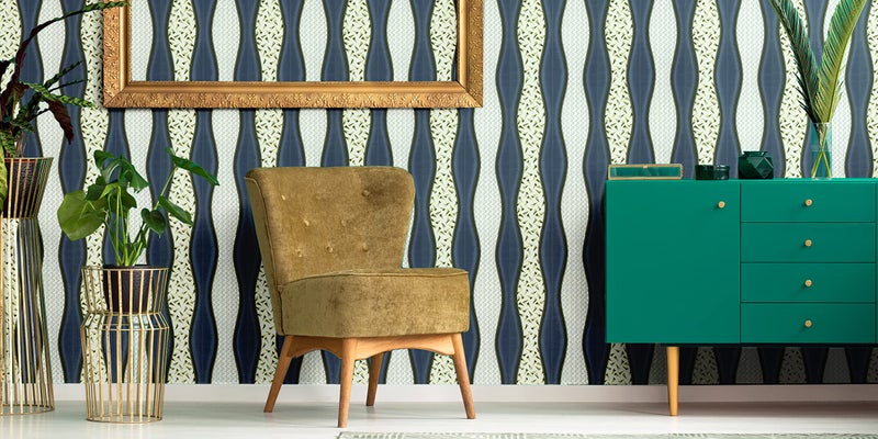 Asian Paints ezyCR8 Mixed Pattern Non-Adhesive Wallpaper for Home & Office, Easy Application, Water Resistant, Dust Proof, PVC Coated Interior Décor (53cm x 950cm)| (54 sq. ft. per roll) - Image 4