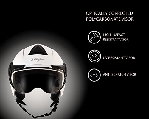 Vega Verve White Helmet-M - Image 3