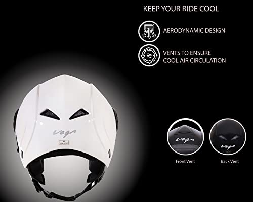 Vega Verve White Helmet-M - Image 5