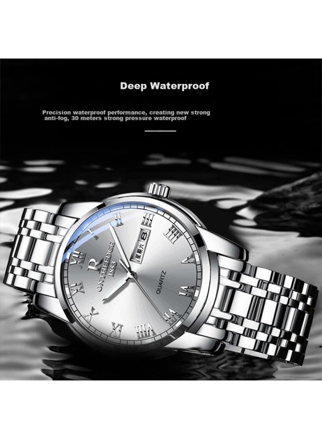 Ontheedge Men's Watch, Business Style, Luminous, Water-resistant, High-end Chinese Brand, Swiss Certified, Birthday Gift For Boyfriend - Image 2