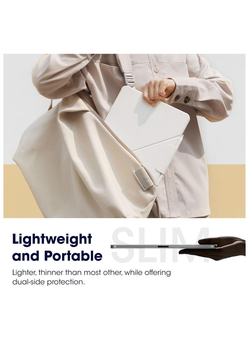 general Compatible with iPad Air 13-inch 2024 (M2) and iPad Pro 12.9 (3rd-6th Gen), Lightweight Portrait/Landscape Magnetic Case with 4 Standing Angles - Image 5