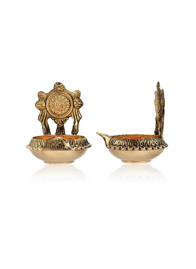 Craftvatika Pure Brass Shanku Chakra Kamakshi Kuber Diya Diwali Decoration Item for Home Decor - Brass Shanku Chakra Kuber Diya for Puja Room & Office Decor, Diwali Festival Gift Item - pzsku/Z58F4C8D484BA9E8953CCZ/45/_/1740982564/f4e14fea-36f0-4e77-a218-48f7a459d749