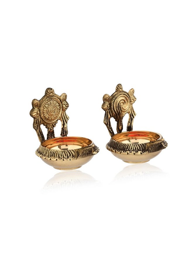 Craftvatika Pure Brass Shanku Chakra Kamakshi Kuber Diya Diwali Decoration Item for Home Decor - Brass Shanku Chakra Kuber Diya for Puja Room & Office Decor, Diwali Festival Gift Item - pzsku/Z58F4C8D484BA9E8953CCZ/45/_/1740982581/452c97b6-7c79-440f-a7ae-4900a48d8abc