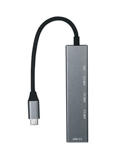 نيبمينينت محول موزع 4 في 1 متعدد المنافذ بمنفذ Type-C مع إضاءة LED.  - Image 1